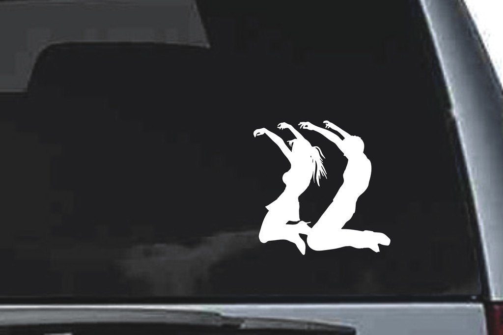Picniva Dancing Sty27 Vinyl Car Window Decal, Approx 5 in