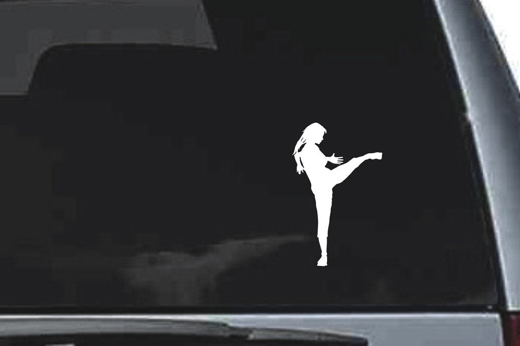 Picniva Side Kick Vinyl Car Window Decal, Approx 5 in