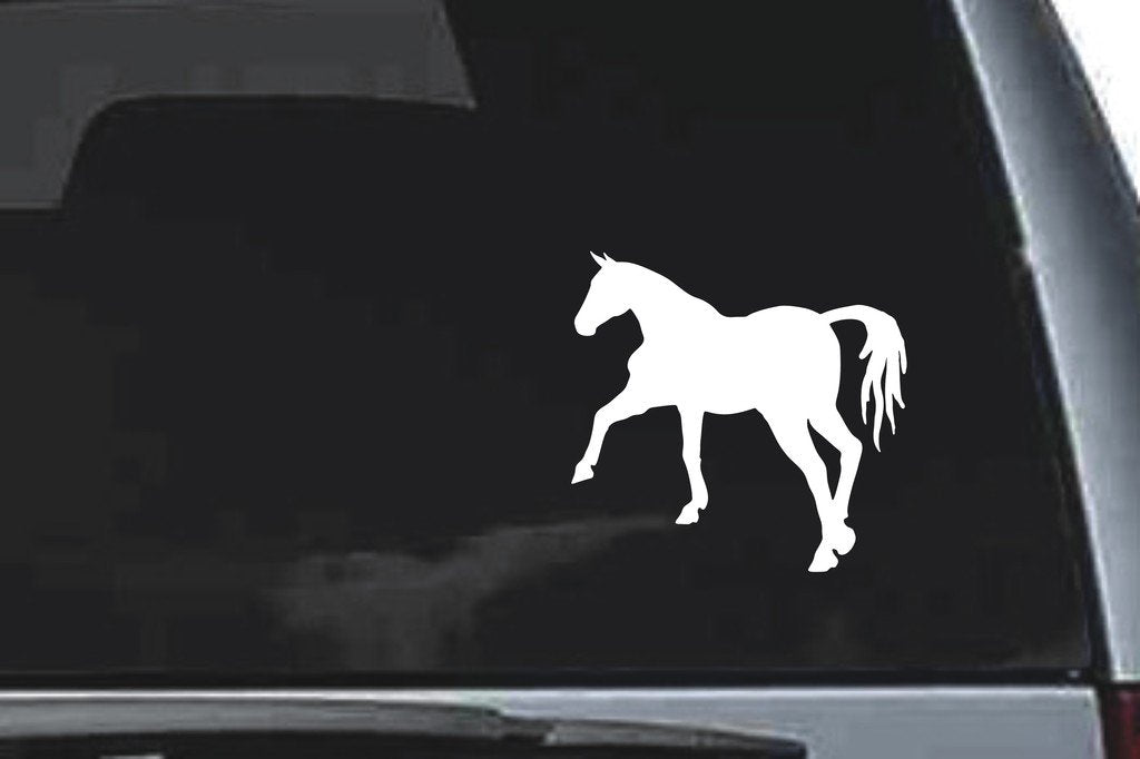 Picniva Horse Sty28a Vinyl Car Window Decal, Approx 5 in