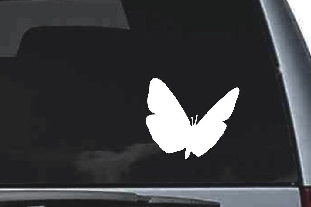 Picniva Butterfly Sty9a Vinyl Car Window Decal, Approx 5 in