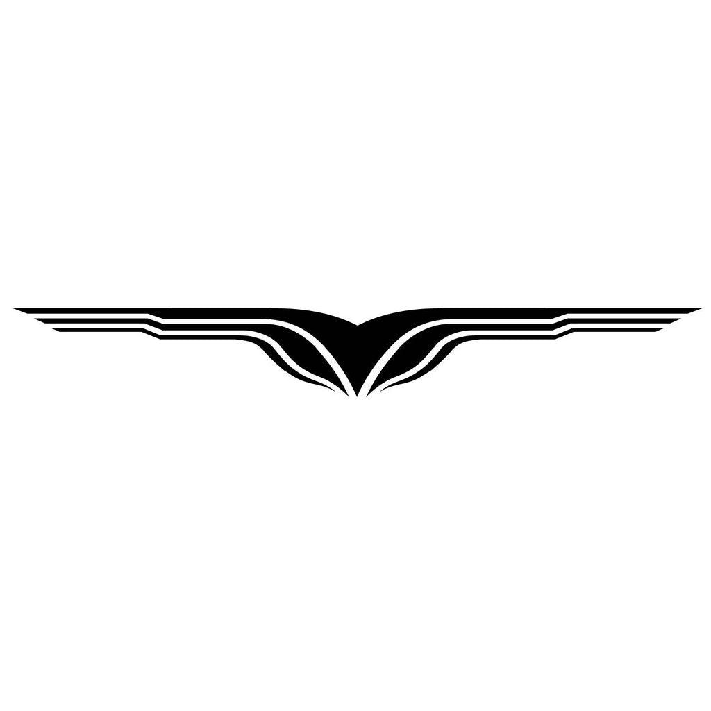 Picniva Style 432 Racing Side Stripe Vinyl Decals, 11 x 85 in, 2 Pc