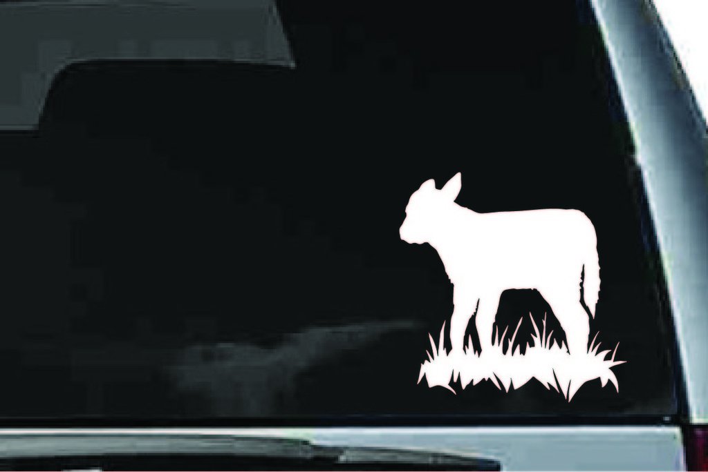 Picniva Cow Sty16 Vinyl Car Window Decal, Approx 5 in