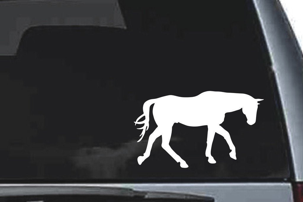 Picniva Horse Sty71 Vinyl Car Window Decal, Approx 5 in