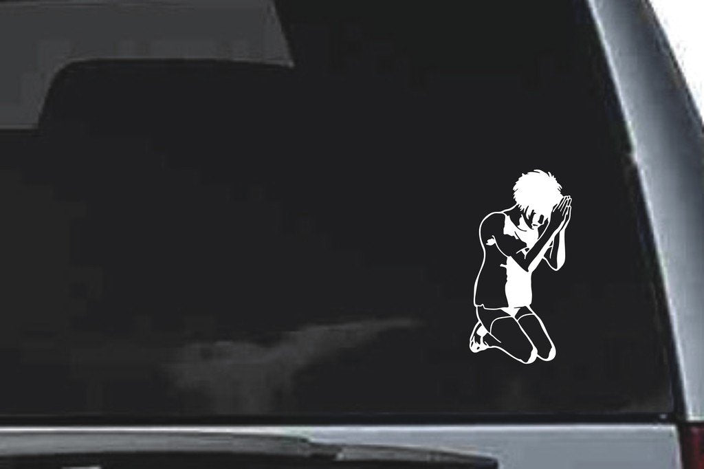 Picniva Boy Sty48 Vinyl Car Window Decal, Approx 5 in