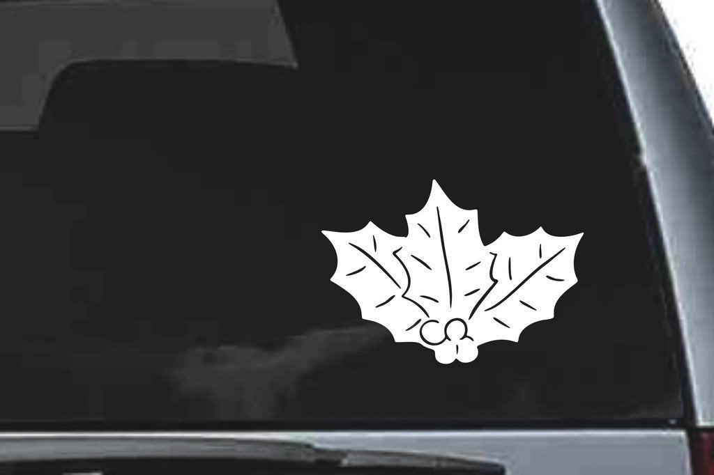 Picniva Holly Sty3 Vinyl Car Window Decal, Approx 5 in