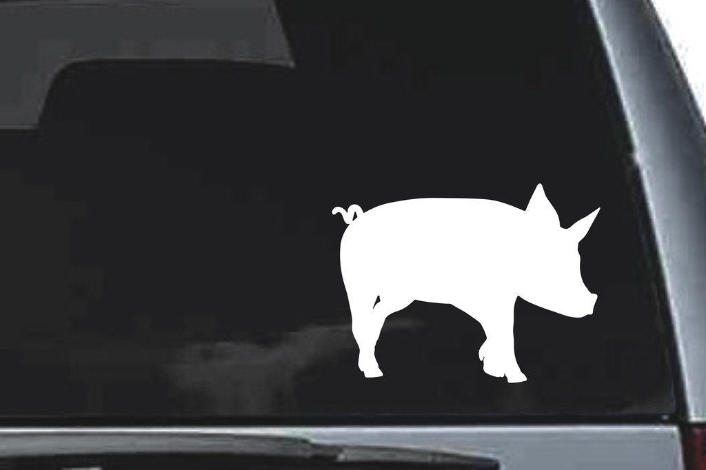 Picniva Piglet Sty10a Vinyl Car Window Decal, Approx 5 in