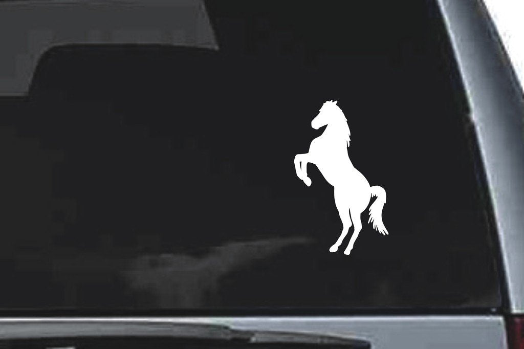 Picniva Horse Sty6 Vinyl Car Window Decal, Approx 5 in