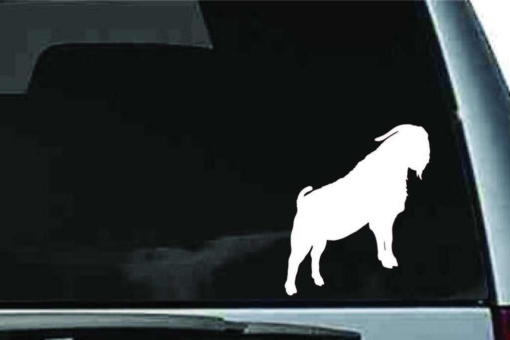 Picniva Boer Goat Sty9a Vinyl Car Window Decal, Approx 5 in