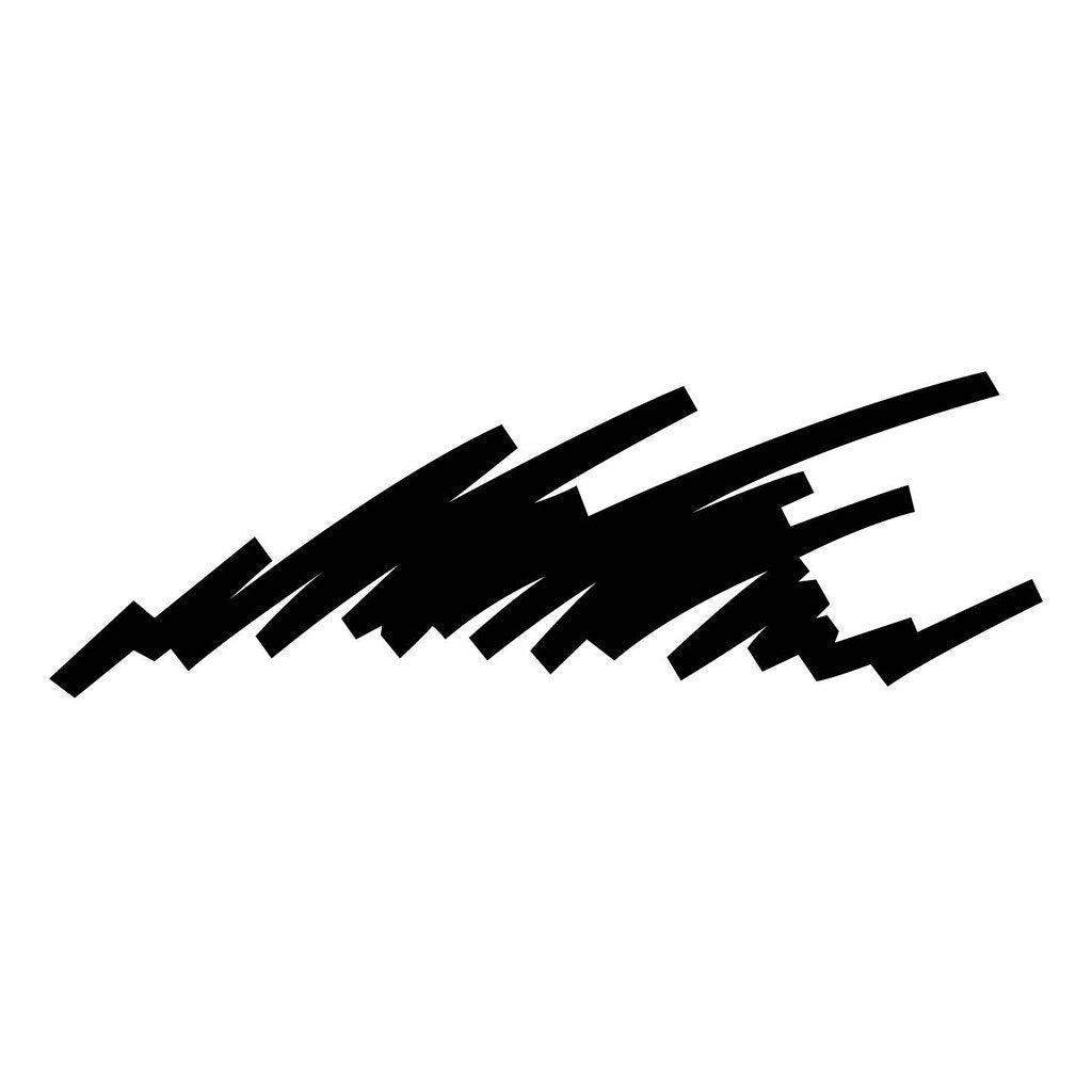 Picniva Style 244 Racing Side Stripe Vinyl Decals, 20 x 61 in, 2 Pc