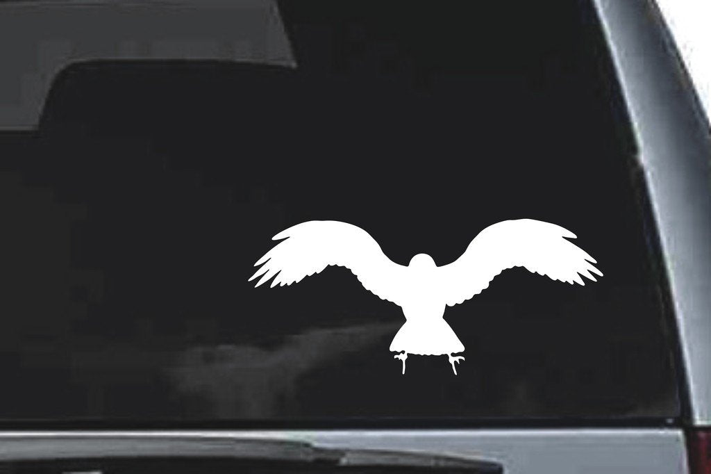 Picniva Crow Sty15a Vinyl Car Window Decal, Approx 5 in