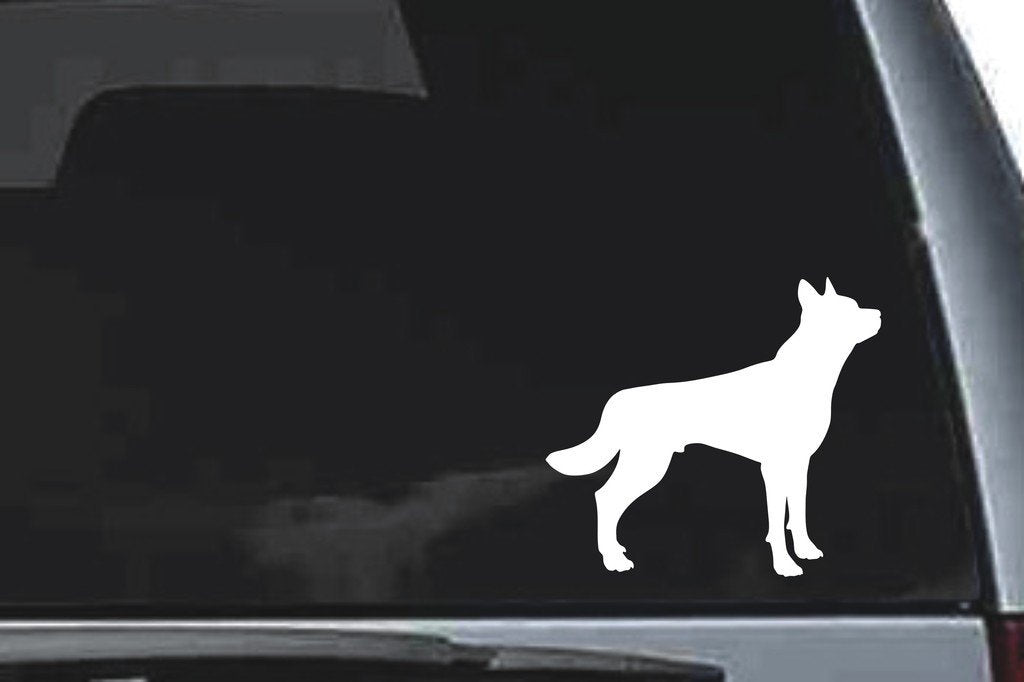 Picniva Wolf Sty16 Vinyl Car Window Decal, Approx 5 in