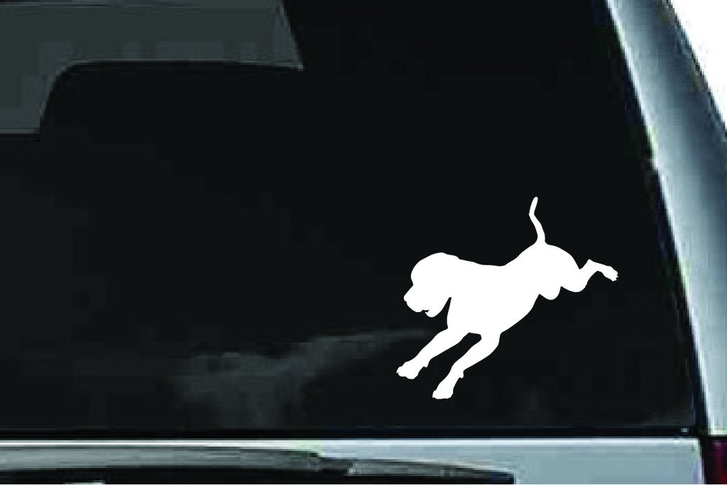 Picniva Hound Dog Sty23 Vinyl Car Window Decal, Approx 5 in