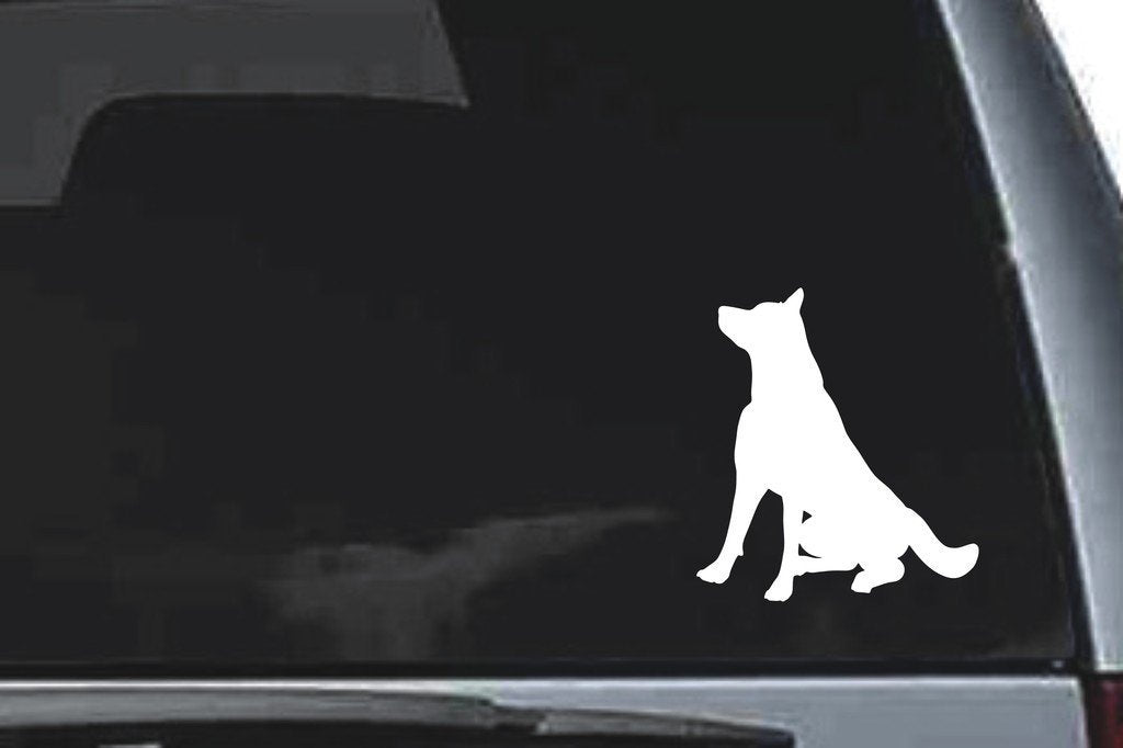 Picniva Wolf Sty7 Vinyl Car Window Decal, Approx 5 in
