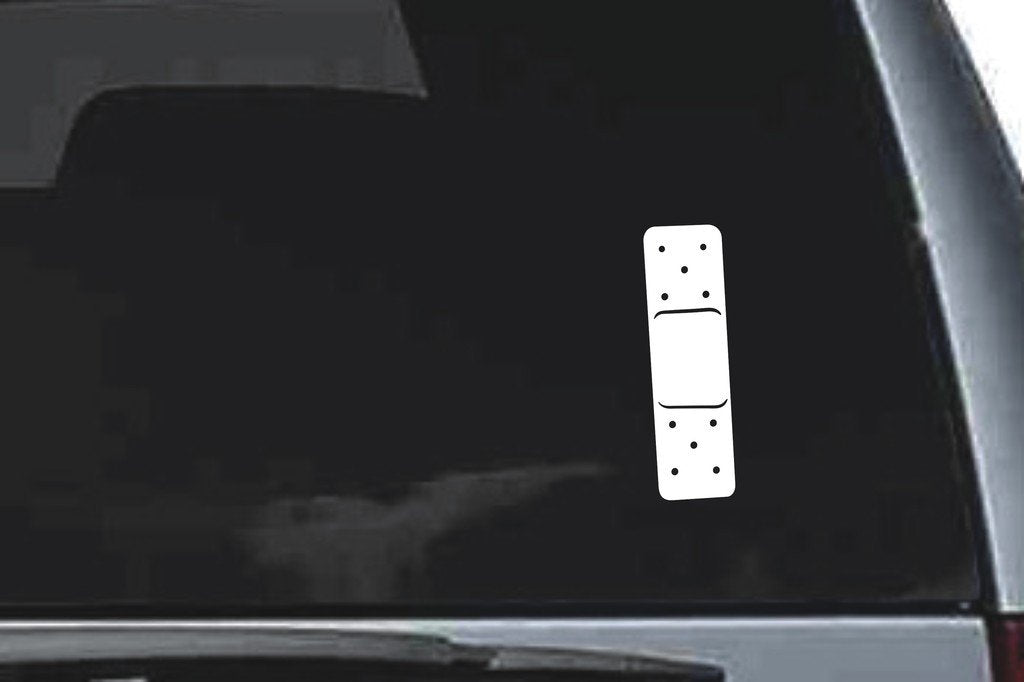 Picniva Adhesive Bandage Sty3 Vinyl Car Window Decal, Approx 5 in