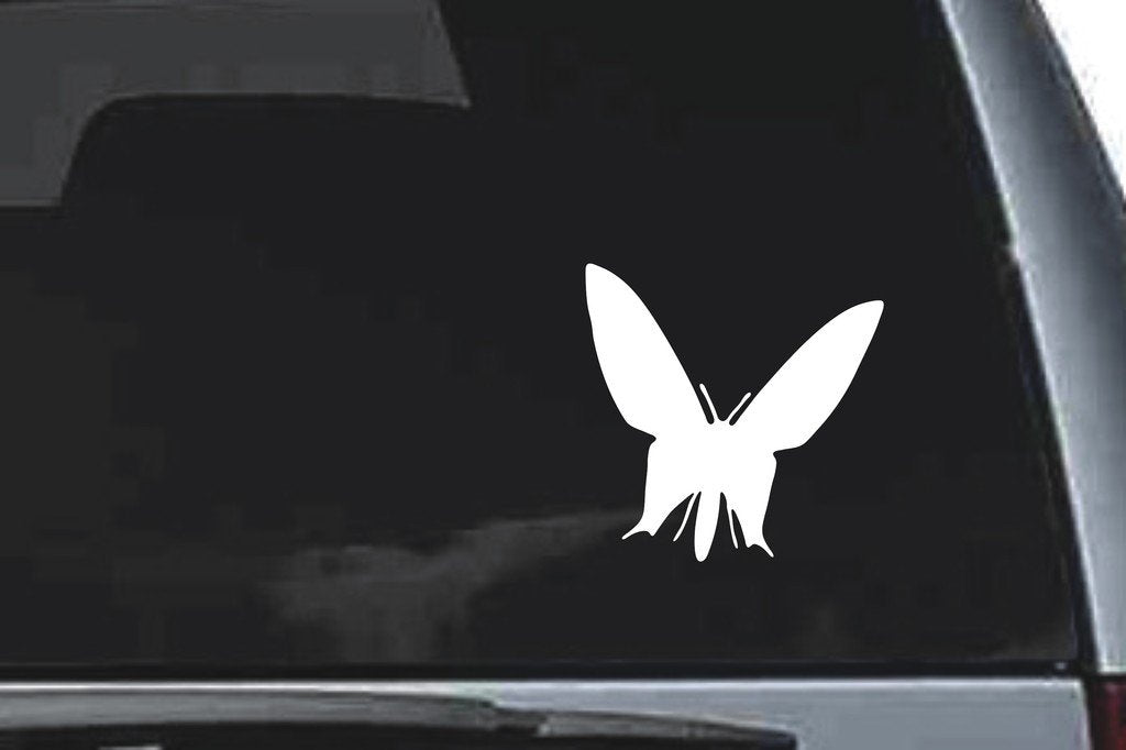 Picniva Butterfly Sty5a Vinyl Car Window Decal, Approx 5 in