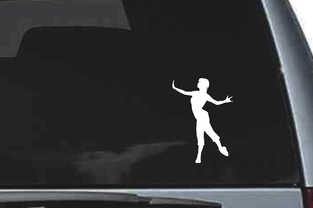 Picniva Dancing Sty2 Vinyl Car Window Decal, Approx 5 in