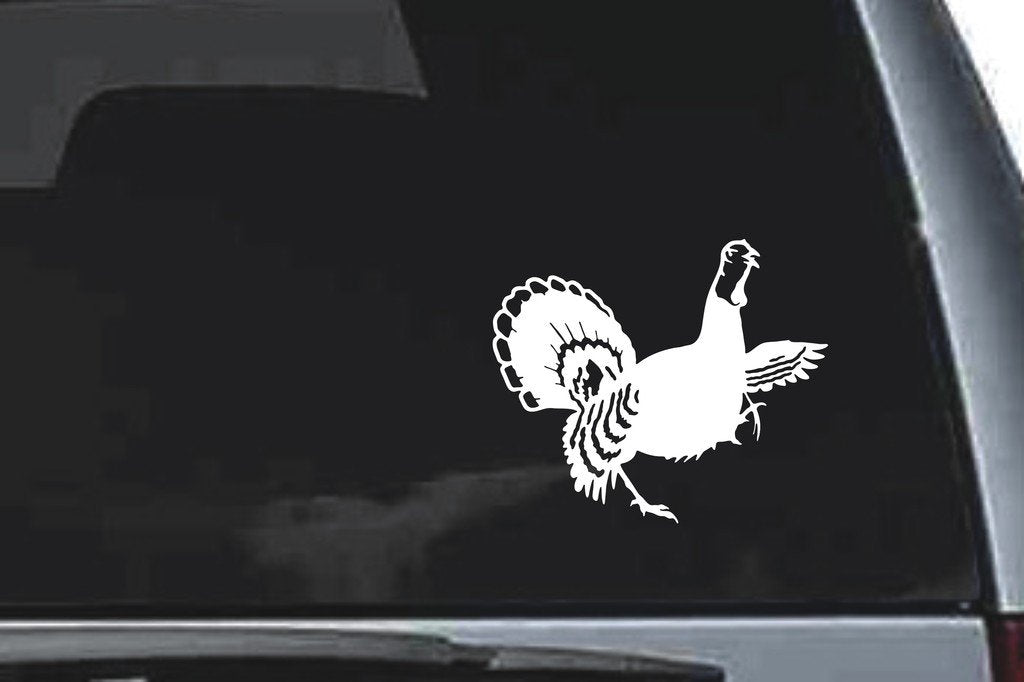 Picniva Turkey Sty7 Vinyl Car Window Decal, Approx 5 in