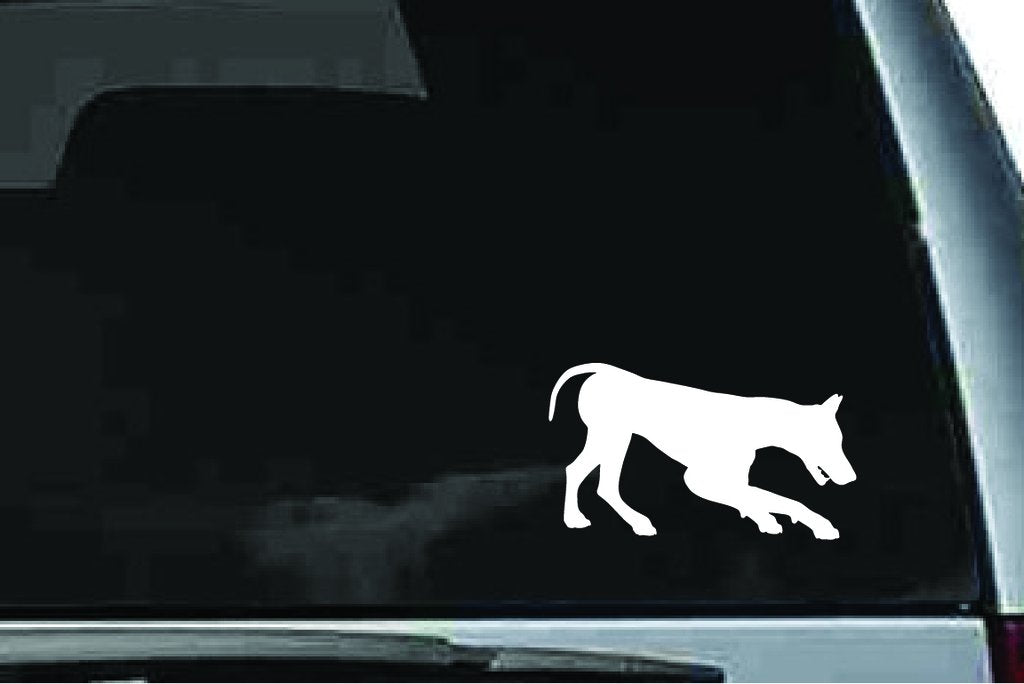 Picniva Doberman Dog Sty22a Vinyl Car Window Decal, Approx 5 in