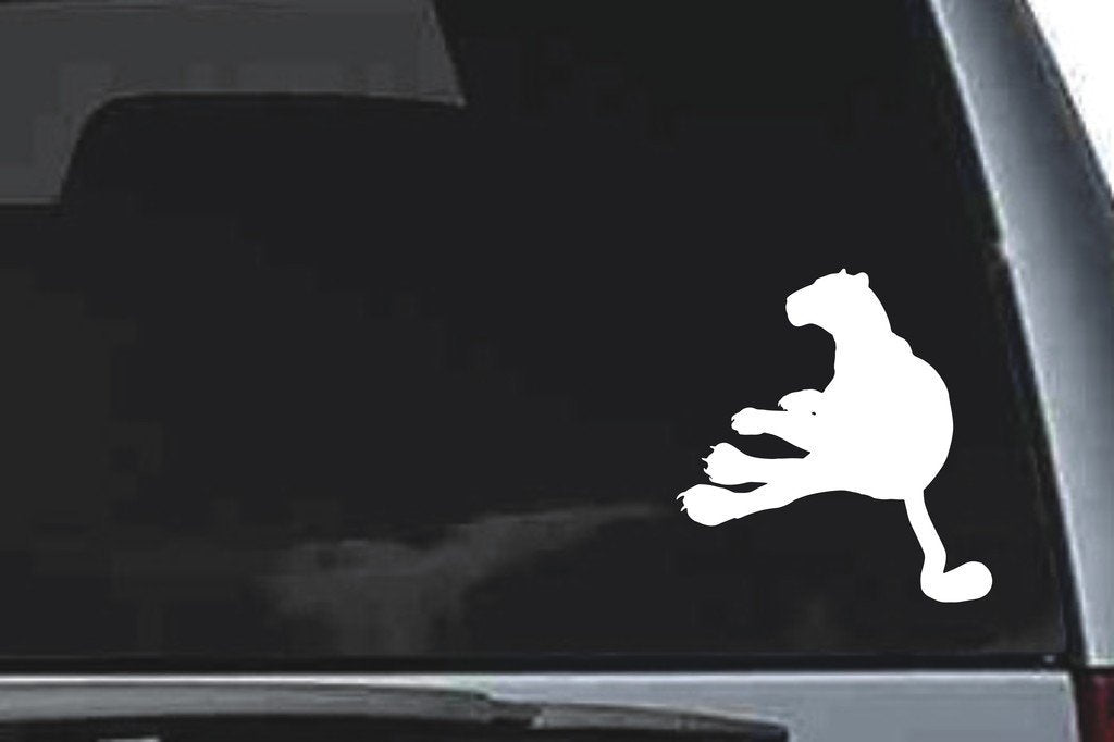 Picniva Panther Sty5 Vinyl Car Window Decal, Approx 5 in