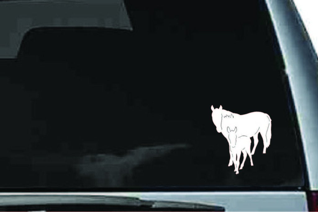 Picniva Horse Sty13 Vinyl Car Window Decal, Approx 5 in