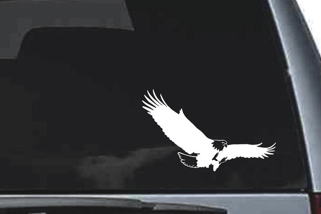 Picniva Eagle Sty29 Vinyl Car Window Decal, Approx 5 in
