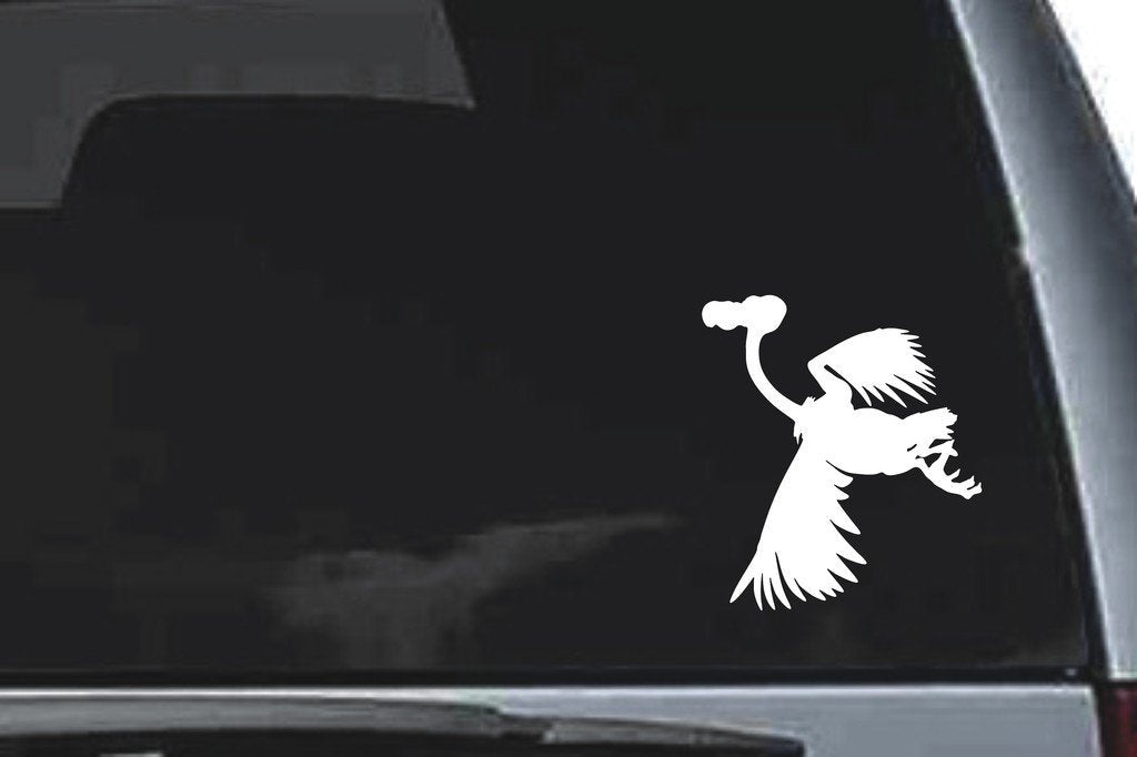 Picniva Buzzard Sty4 Vinyl Car Window Decal, Approx 5 in