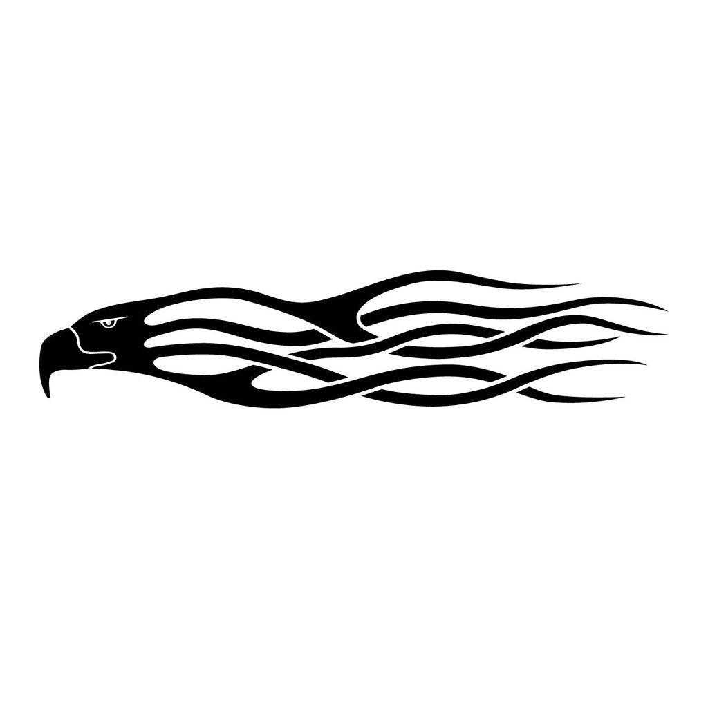 Picniva Style 373 Racing Side Stripe Vinyl Decals, 22 x 78 in, 2 Pc