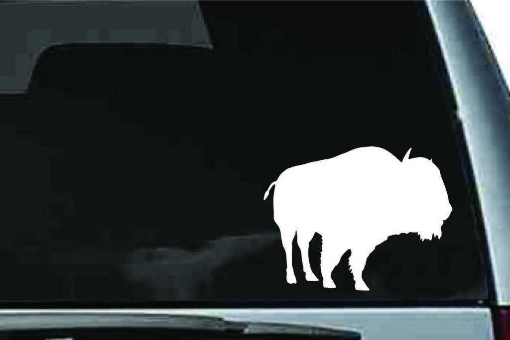 Picniva Bison Sty6 Vinyl Car Window Decal, Approx 5 in