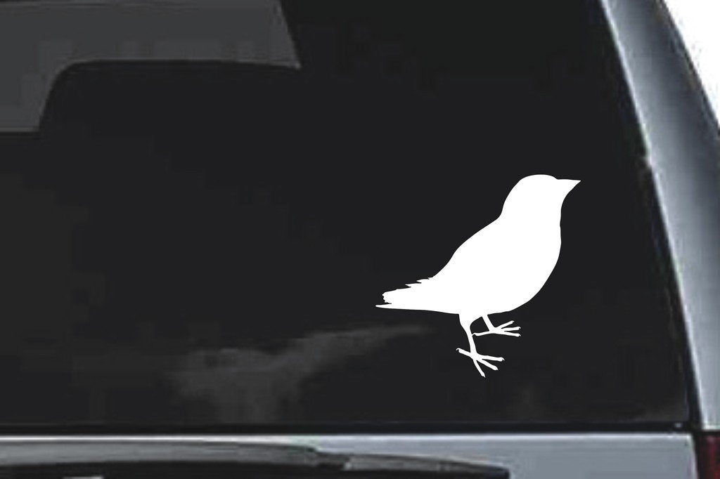 Picniva Songbird Sty3a Vinyl Car Window Decal, Approx 5 in
