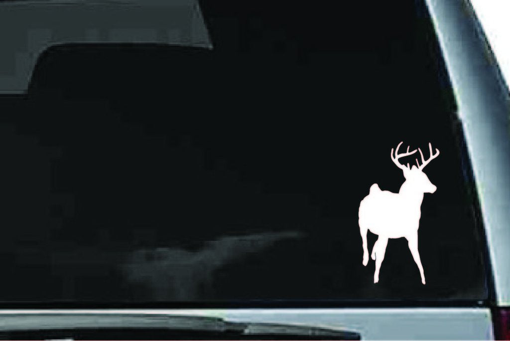 Picniva Buck Sty4 Vinyl Car Window Decal, Approx 5 in