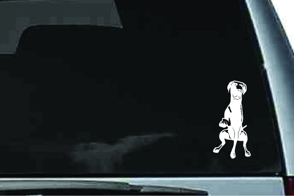 Picniva Great Dane Dog Sty30 Vinyl Car Window Decal, Approx 5 in