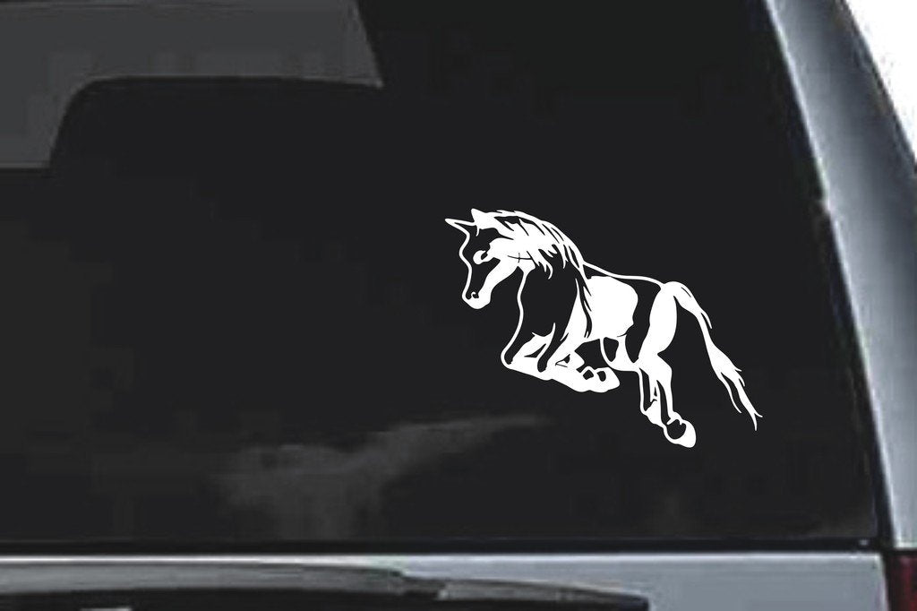 Picniva Pony Sty5 Vinyl Car Window Decal, Approx 5 in