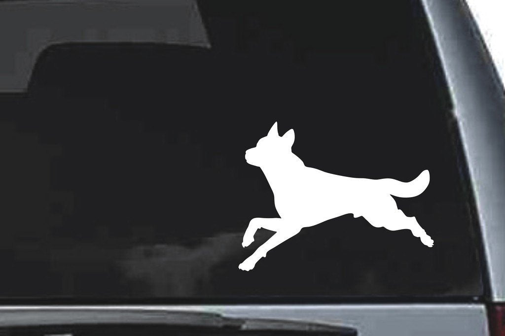 Picniva Wolf Sty18 Vinyl Car Window Decal, Approx 5 in