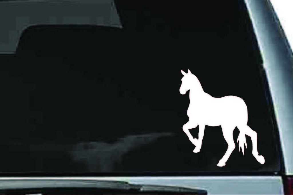 Picniva Horse Sty33a Vinyl Car Window Decal, Approx 5 in