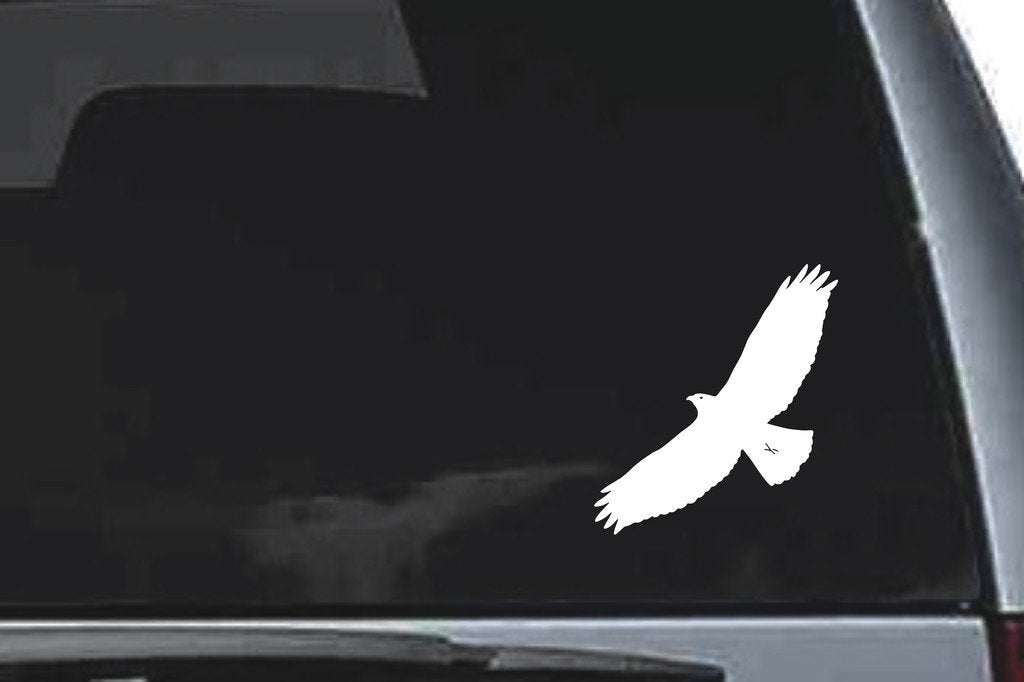 Picniva Raptor Sty1 Vinyl Car Window Decal, Approx 5 in