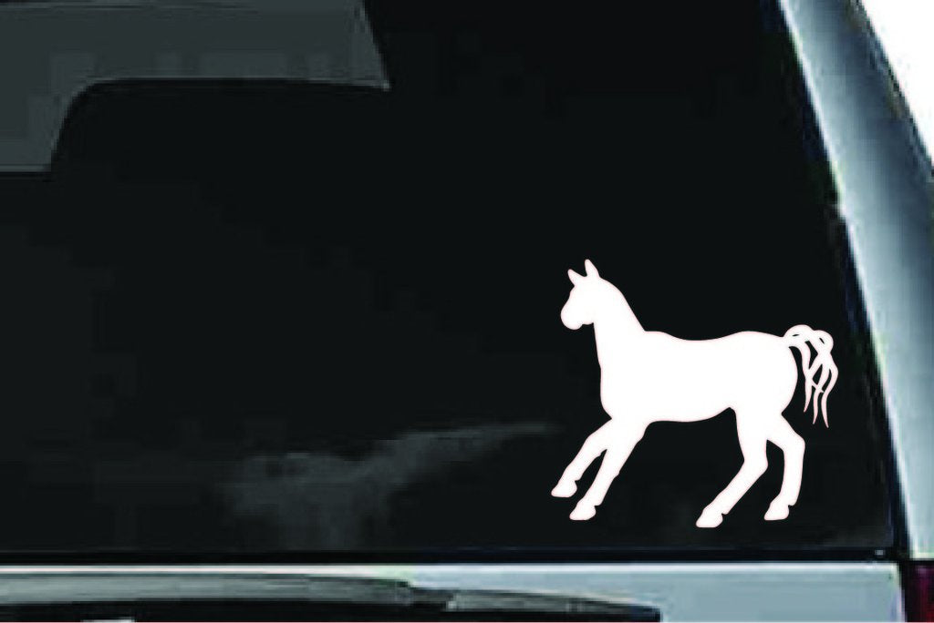 Picniva Horse Sty49a Vinyl Car Window Decal, Approx 5 in