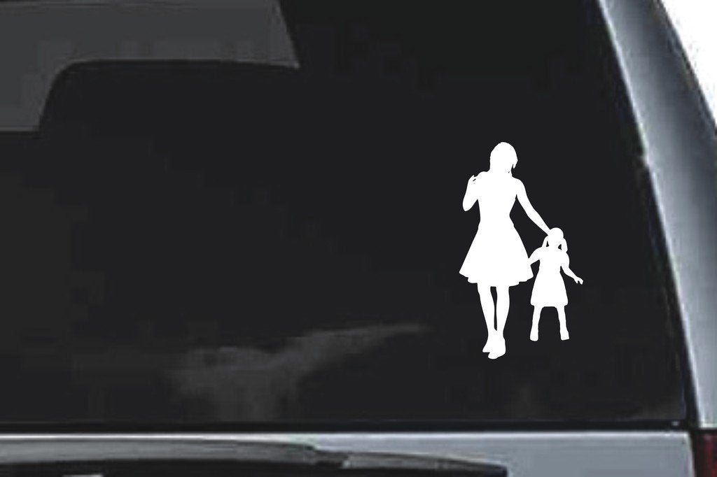 Picniva Mothers Day Sty4a Vinyl Car Window Decal, Approx 5 in