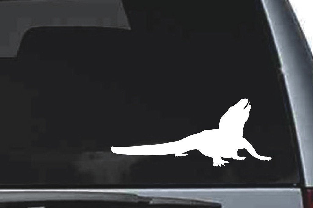 Picniva Komodo Dragon Sty2 Vinyl Car Window Decal, Approx 5 in