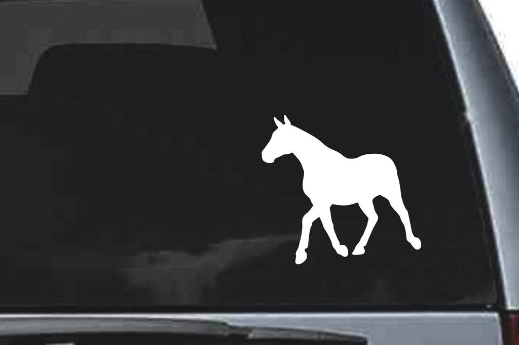 Picniva Horse Sty36a Vinyl Car Window Decal, Approx 5 in