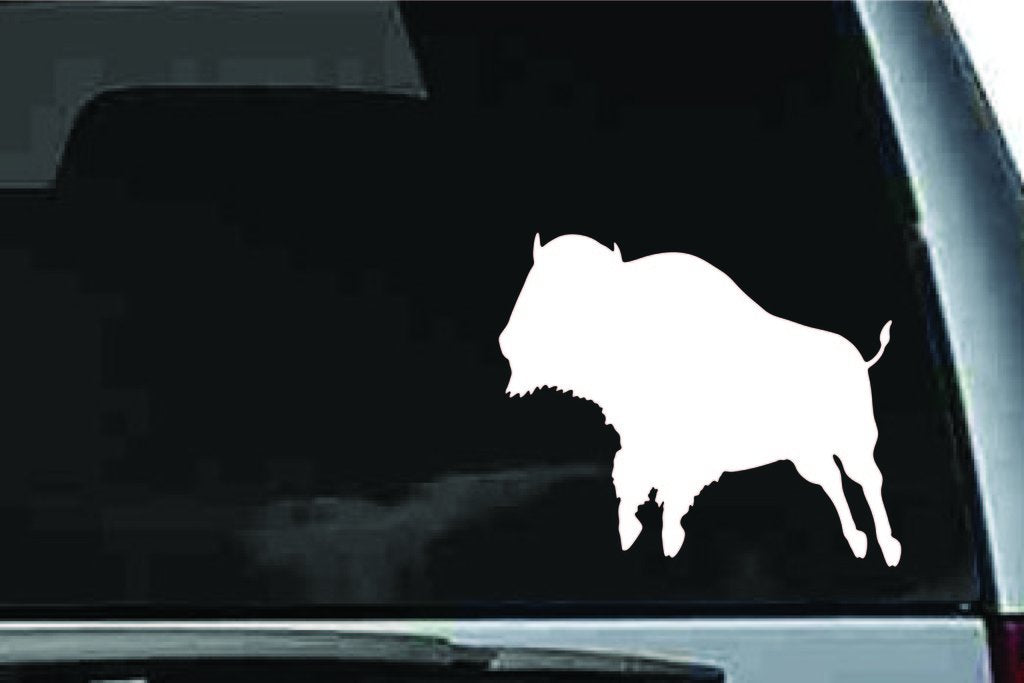 Picniva Bison Sty5 Vinyl Car Window Decal, Approx 5 in