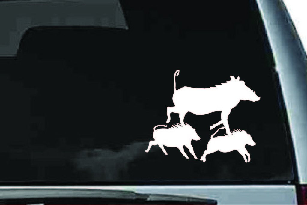 Picniva Boar Sty10 Vinyl Car Window Decal, Approx 5 in