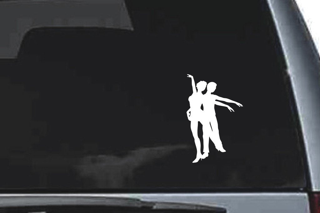 Picniva Dancing Sty41 Vinyl Car Window Decal, Approx 5 in