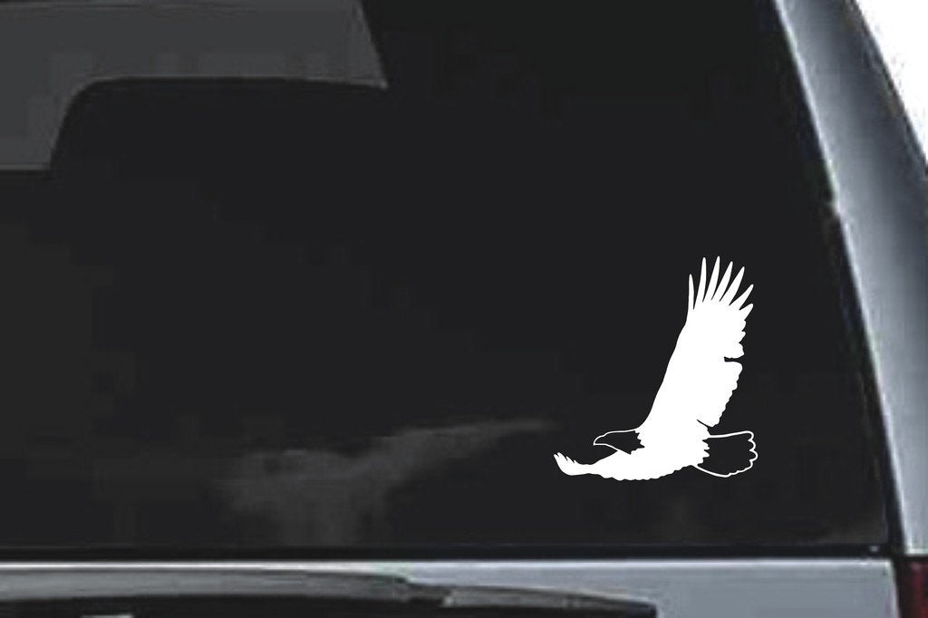 Picniva Eagle Sty21 Vinyl Car Window Decal, Approx 5 in