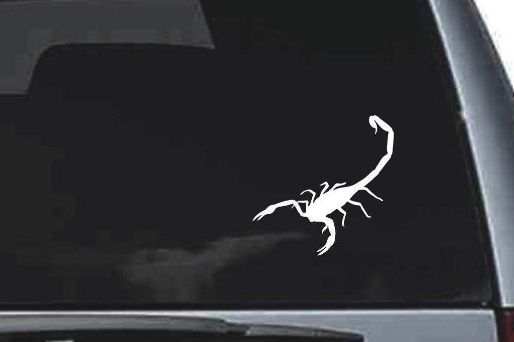 Picniva Scorpio Sty4 Vinyl Car Window Decal, Approx 5 in