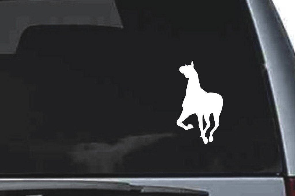 Picniva Horse Sty51a Vinyl Car Window Decal, Approx 5 in