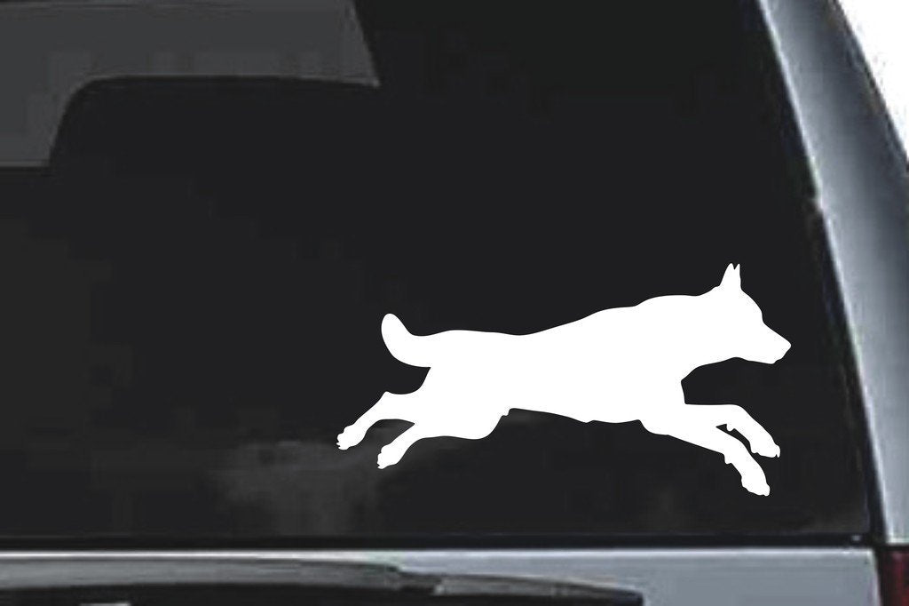 Picniva Wolf Sty28 Vinyl Car Window Decal, Approx 5 in