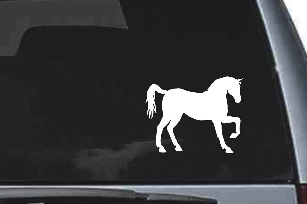 Picniva Horse Sty61a Vinyl Car Window Decal, Approx 5 in