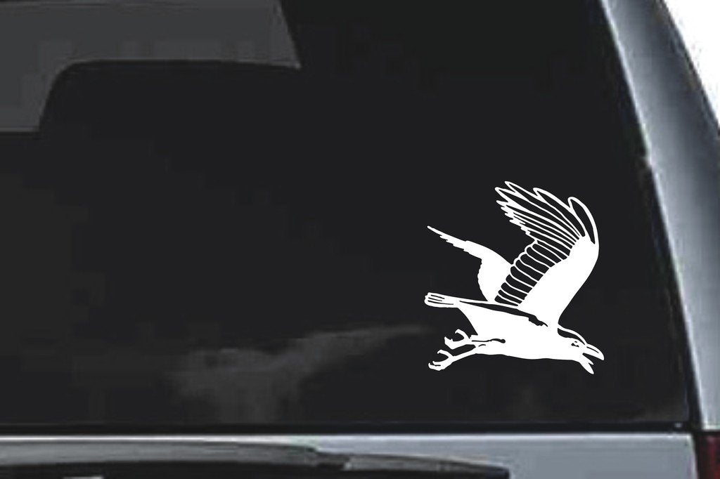 Picniva Crow Sty10 Vinyl Car Window Decal, Approx 5 in