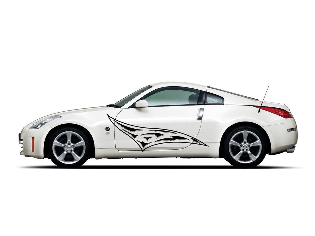 Picniva Style 13 Racing Side Stripe Vinyl Decals, 22 x 60 in, 2 Pc