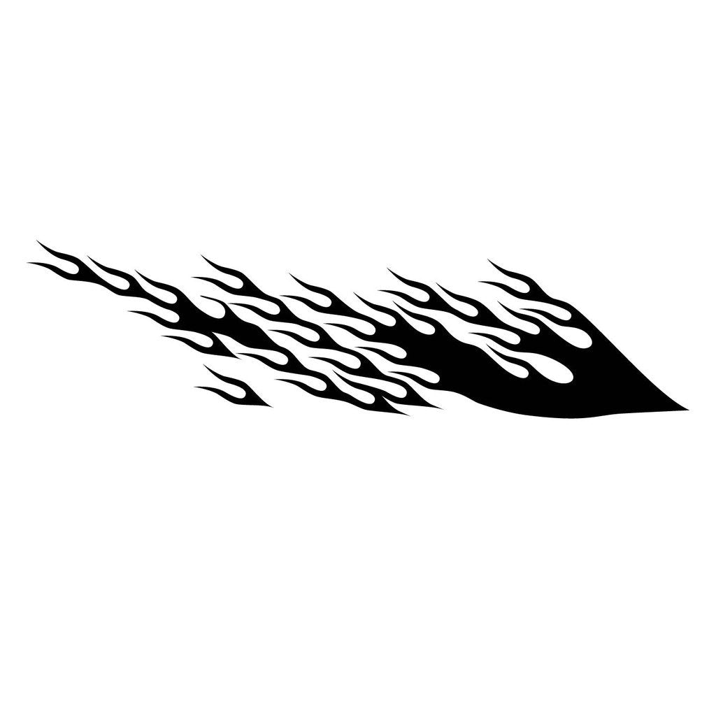 Picniva Style 347 Racing Side Stripe Vinyl Decals, 20 x 75 in, 2 Pc